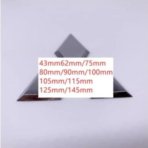 1pcs silver/red Badge Car styling car Front rear logo Stickers for ASX Lancer Pajero Outlander L200 9 10 Evolution X EVO emblem