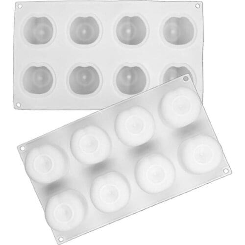 Cherry Silicone Mold 8 Cavities DIY Kitchen Baking Tools for Cakes Mousse Chocolate Dessert Bakeware Pastry Mould