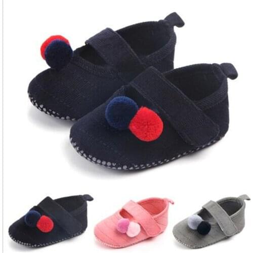 Lovely Ball Bay Shoes Infant Soft Sole First Walkers Girls Princess Shoes