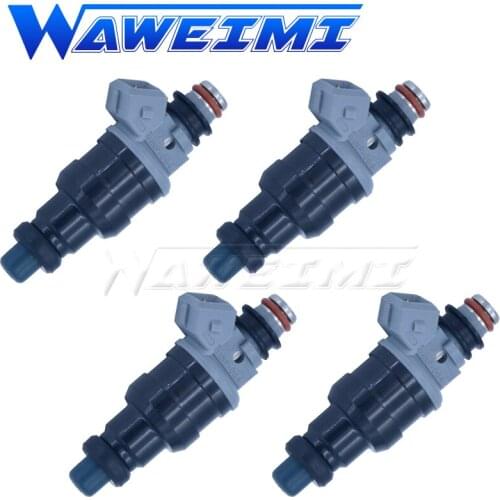 WAWEIMI 4x Fuel Injector Genuine Quality Nozzle INP-064 Fits 1993 MITSUBISHI GALANT ES 2.0 L4 Car Accessories