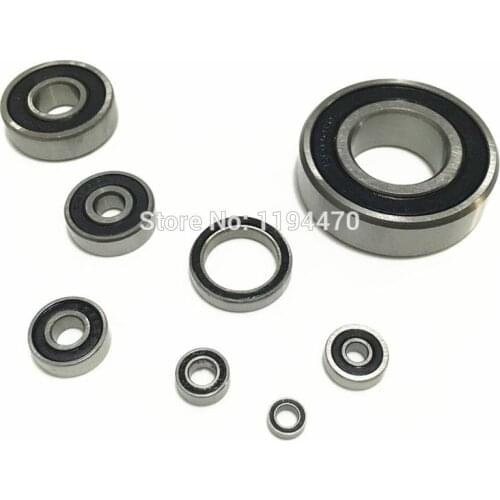 1-5pcs 6000-2RS 6001-2RS 6002-2RS 6003-2RS 6004-2RS 6005-2RS RS 2RS Rubber Sealed Deep Groove Ball Bearing Miniature Bearing
