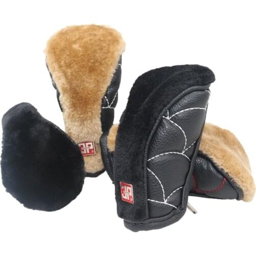 1 Pcs Antiskid and sweat absorption Car Faux Leather Gear Shift Knob Cover Shift Knob Cover Sleeve Car Faux Plush leather