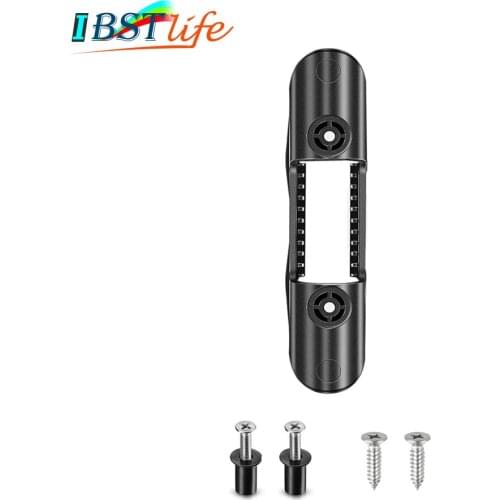 1PCS Black Plastic Marine Kayak Paddle Clip Holder Paddle Oars Keeper Canoe Boat Deck Mount Fishing Accessories With Screws