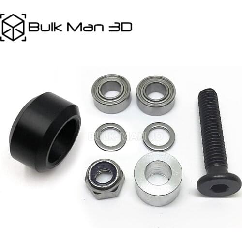 10Sets/Lot High Precision Strong CNC Delrin Mini V Wheel Kits for V-Slot Linear Rail System