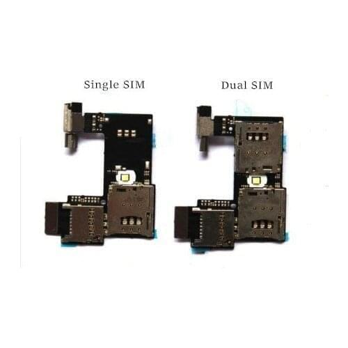 10pcs/lot For Motorola Moto G2 XT1068 XT1069 G 2nd SIM Card+Micro SD Memory Slot Tray Holder Reader Flex Cable Board
