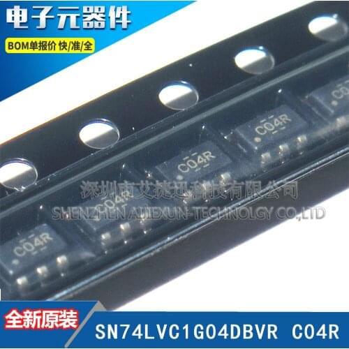 100PCS 100% New and original SN74LVC1G04DBVR C04R SOT23-5 SINGLE INVERTER in stock
