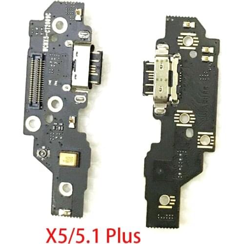 100PCS USB Charging Dock Jack Socket Port Connector Charge Board Flex Cable For Nokia X5 / 5.1 Plus