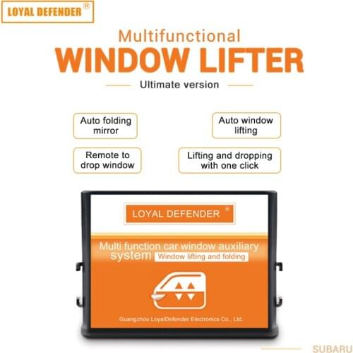 Car Auto power window closer mirror folder for Subaru power window closer module window roll up window control device