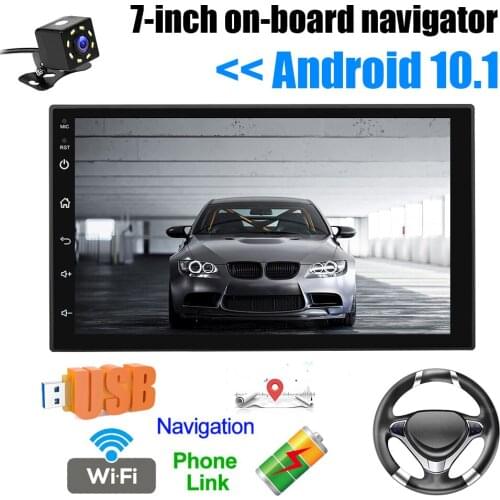 Car WiFi FM Radio 7 inch HD Screen Bluetooth-compatible 5.0 Auto Multimedia Player for Ford Focus Auto Accessories