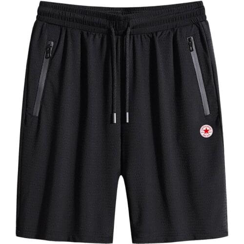 Running Sports Shorts Men Ice Silk Mesh Shorts Gym Leggings Workout Training Tennis Pants Quick Dry Shorts Plus Size