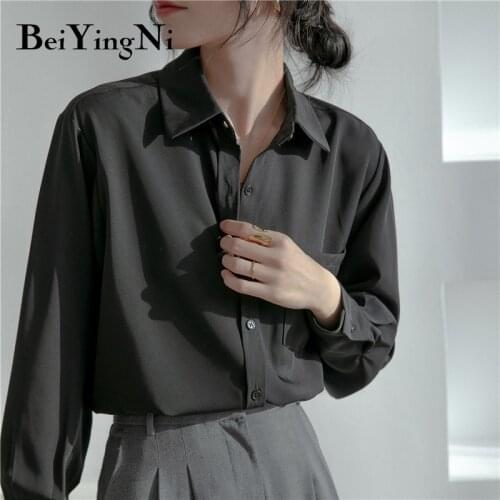 BEIYINGNI Womens White Shirts
