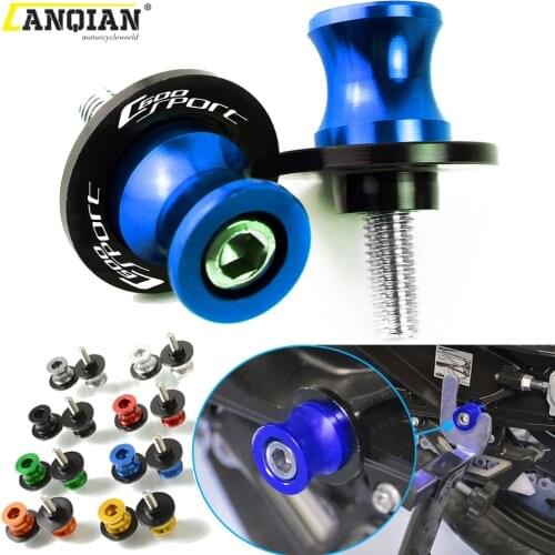 For BMW C600SPORT C600 SPORT 2011 2012 2013 2014 2015 6MM 8MM 10MM Motorcycle Accessories CNC Swingarm Spools Slider Stand Screw