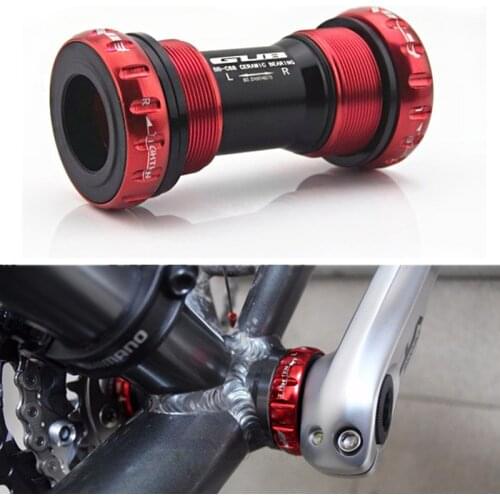 GUB C-68 Ceramic BB 68 Bottom Bracket Shell 68/73MM Screw/Thread Type BSA Crankset Bearings Bicycle Axis for SHIMA-NO FSA