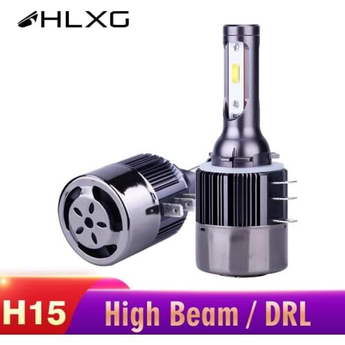 H15 LED Canbus Bulbs Headlight Super Bright Error Free 12V CSP Auto Headlamp Bulb 6500K White 16000LM 90W high beam diode hlxg