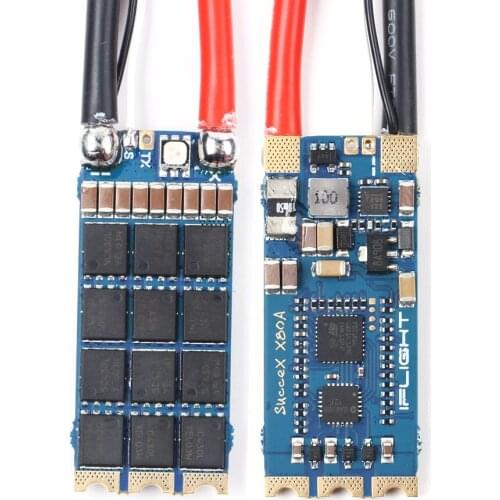 IFlight SucceX X80A 80A 2-8S BLHeli-32 bit X-Class Single ESC Supports DShot150/300/600/1200/MultiShot/OneShot for FPV