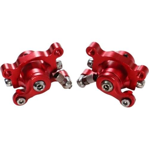 Red Front / Rear Disc Brake Caliper for 2 Stroke 33cc 43cc 49cc Mini Moto Kids Dirt Pocket Bike Go Kart Gas Scooter ATV Quad