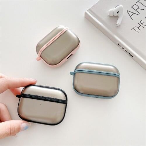Fashion Plain pure color Earphone case for apple airpods pro 1 2 3 Headset Charging box shockproof Protective Skin cover capa