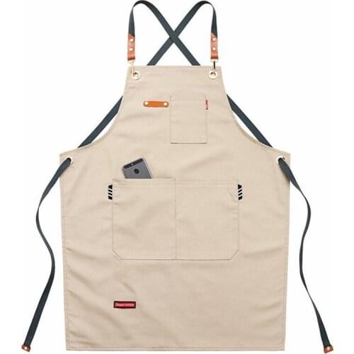Fashion Denim Apron Women Men Apron Bib Adjustable Cooking Kitchen Aprons Baking Restaurant Pinafore