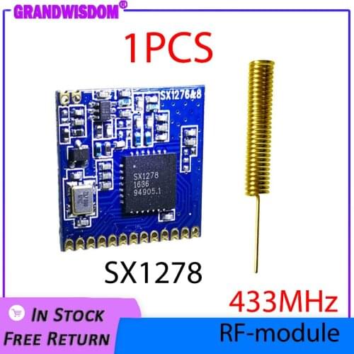 433mhz RF LoRa module SX1278 PM1280 Long-Distance communication Receiver and Transmitter SPI LORA IOT+ 433MHz antenna