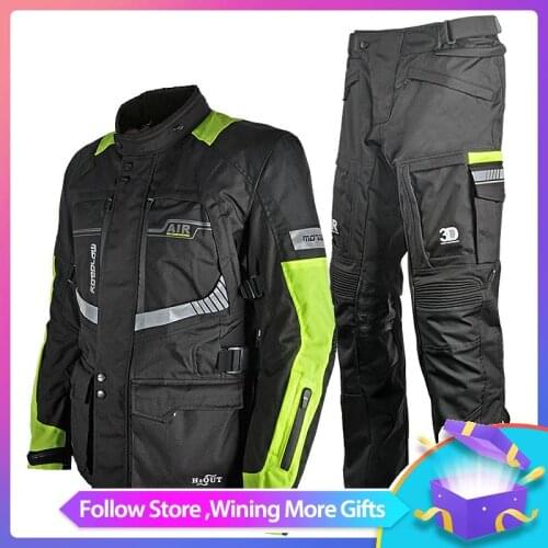 Free Delivery Motoboy touring motorcycle protective 3layer jacket&pant suit high visible vest and waterproof and warm liner