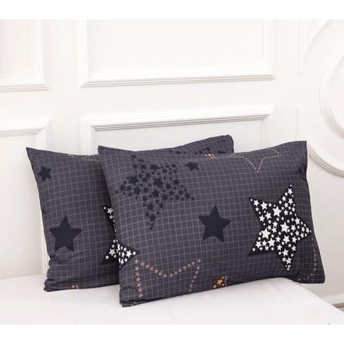 1/2PCS Polyester Bedding Pillowcases Pillow Case Soft Covers For Sleeping Pillow Home Textile