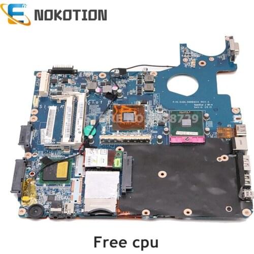 NOKOTION Motherboard For Toshiba Satellite P300 P350 DABL5MMB6E0 A000034760 A000041380 Mainboard with graphics slot free cpu