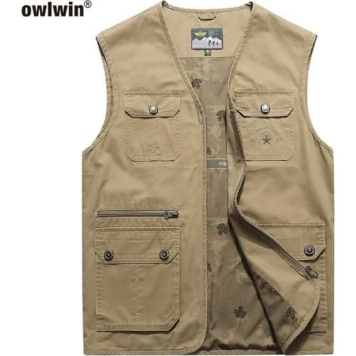 【New store 】 2019 Fishing Jacket Warm Fishing Vest Male Soil Leisure Outdoor Spring and Summer Photography Vest Reversible