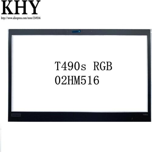 Original For ThinkPad T490S LCD Mylar Bezel sheet sticker RGB standard 02HM516, IR standard 02HM517