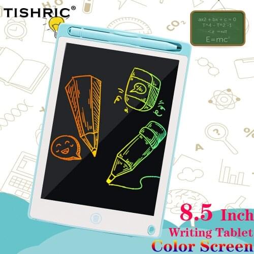 TISHRIC 8.5 Inch Color Screen LCD Writing Tablet Writing Board With Stylus Pen Digital Tablet Handwriting Pad Gift Kids
