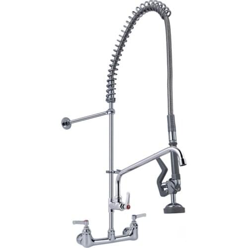 Spring pull-down kitchen faucet nozzle dual mode faucet, hotel restaurant full copper dishwasher, shower wall-mounted faucet