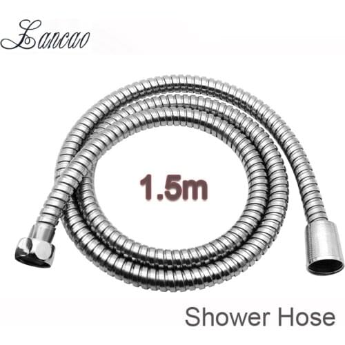 1.5m/2m Stainless Steel Shower Hose High Quality Encryption Explosion-proof Hose Spring Tube Pull Tube Bathroom Accessories