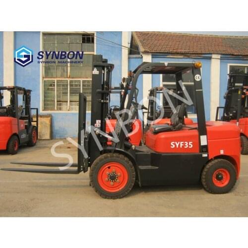 SYNBON 2020 3.5ton forklift diesel hydraulic forklift truck CE certification storage equipment Lifting transport machine SYF35