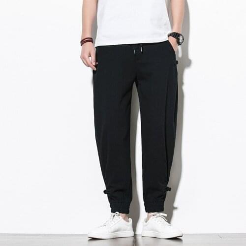 Thin Summer Baggy Lantern Harem Pants 2021 Men Hip-hop Sports Trousers Chinese Casual Vintage Long Pants Sweatpants