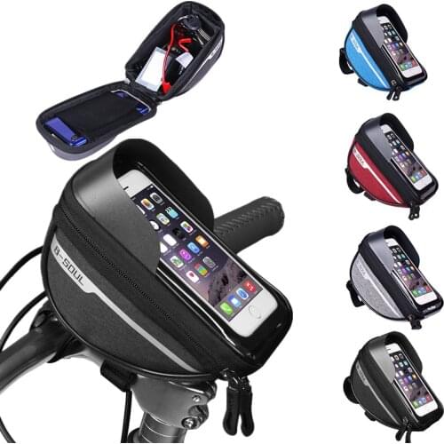 Bicycle Chartered Front Charter Handle Bag Pack Mobile Phone Bag Mountain Road Bike Riding Accessories