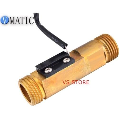 High Quality VCB668-1A Golden Brass Electronic Mini Water Heater Flow Switch