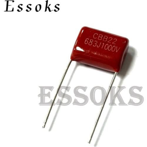 10PCS 1000V683J 0.068UF Pitch 15mm 68NF 1000V 1KV 683 683J CBB Polypropylene film capacitor