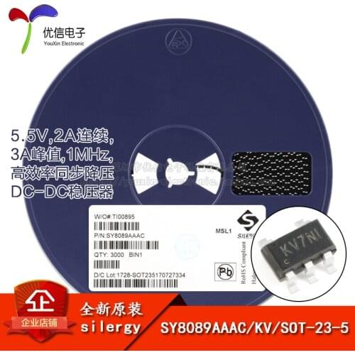 SY8089AAAC genuine original screen KV SOT-23-5 synchronous buck DC-DC regulator