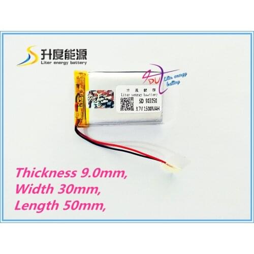 3.7V The tablet battery lithium polymer battery 903050 electronics enough electronic products mobile devices
