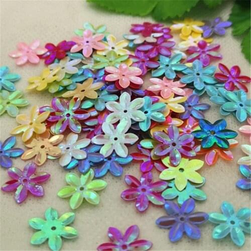 300pcs 14mm Multi-shaped Glitter Confetti Colorful Sequins for DIY Crafts Party Decoration