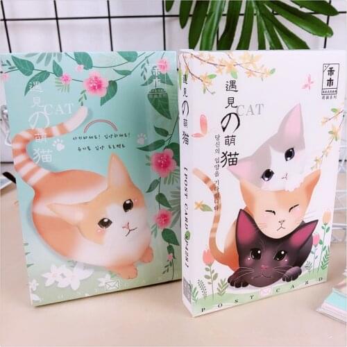 36Sheets/Set Meet The Cute Cat style Postcard /Greeting Card/Message Card/Christmas and New Year gifts
