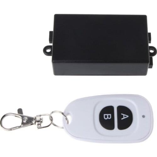 AC220V Single Way Light Switch Receiver Module with 2CH Wireless Remote Control