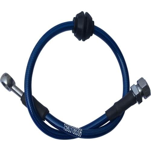 AN3 auto spare parts motorcycle brake hose PU covered 1/8" PTFE center tube With stainless steel material fittings