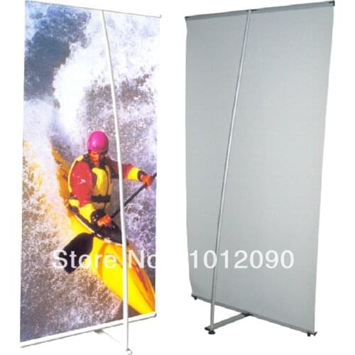 Free Shipping/Custom Printing L Bannrs Display/ L Banners Stand