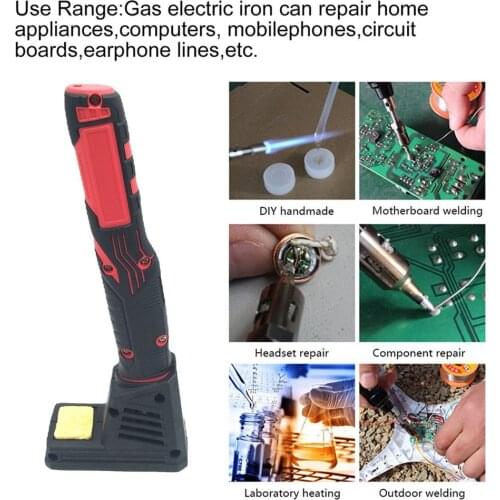 480℃ Wireless Soldering Iron USB Rechargeable 3.7V battery With Bright LED Light/Soldering Tip/Stand/Soldering Wires DIY Tool