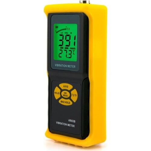 Digital Vibration Meter Analyzer Handheld Vibrometer Vibration Test Tool Meter AR63B JA55