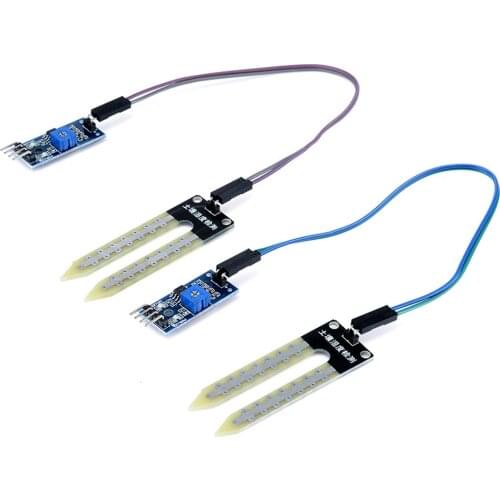 Mayitr Soil Moisture Sensor 2pcs Soil Hygrometer Moisture Detection Sensor Module For Get More Precise Values Of Soil Moisture