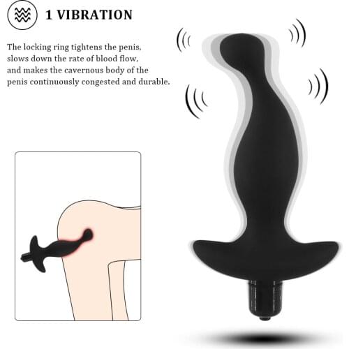 EXVOID Butt Plugs Bullet Vibrator Prostate Massager Sex Shop Anal Beads Vibrator Anal Plug Sex Toys for Women Men Gay Silicone