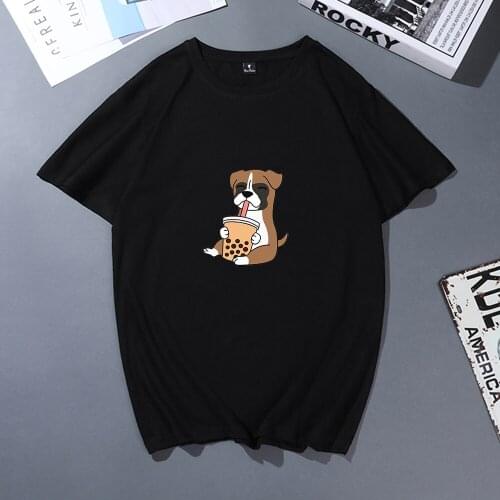 Dog Women T-shirt Cotton Casual Funny T-shirt for Lady Girl Top T-shirt Hipster 12 Colors Drop Ship Fun Dogs Cute Tee O-Neck