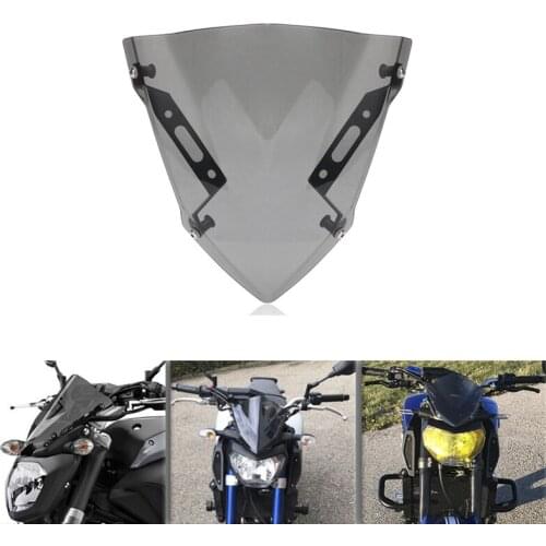 FZ07 MT07 MT09 Motorcycle Windscreen ABS Protector Wind Deflector for Yamaha FZ-07 MT-07 MT-09 2014-2019 2020 Windshield Cover