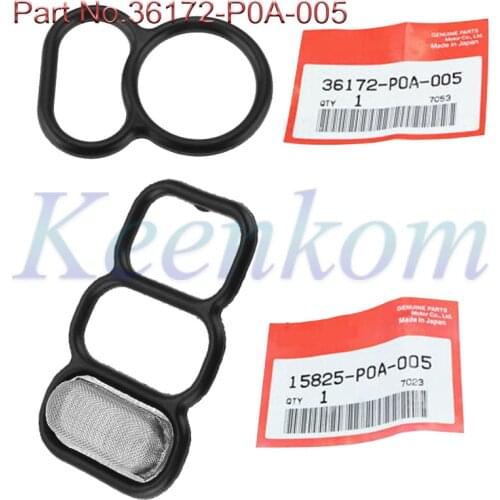 Hot Sell Spool Valve VTEC Solenoid Gasket Upper Lower For Honda Accord 4 Cylinder 1994-2002 36172-P0A-005 15825-P0A-005